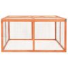 Rabbit Hutch 48.8"x47.2"x23.6" Solid Firwood
