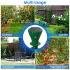 8Pcs Solar Powered Mole Repellent Waterproof Solar Animal Repellers for Moles Gophers Groundhogs Snakes Voles Outdoor Vibration Stake For Farm Garden
