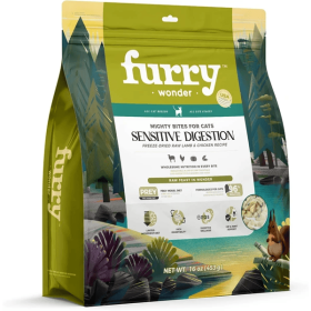 Freeze Dried Raw Cat Food Grain Free Mighty Bites For Cats 16oz High Protein Cat Food (Option: Sensitive Digestion)