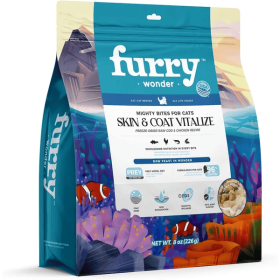 Freeze Dried Raw Cat Food Grain Free Mighty Bites For Cats 16oz High Protein Cat Food (Option: Skin Coat Vitalize)